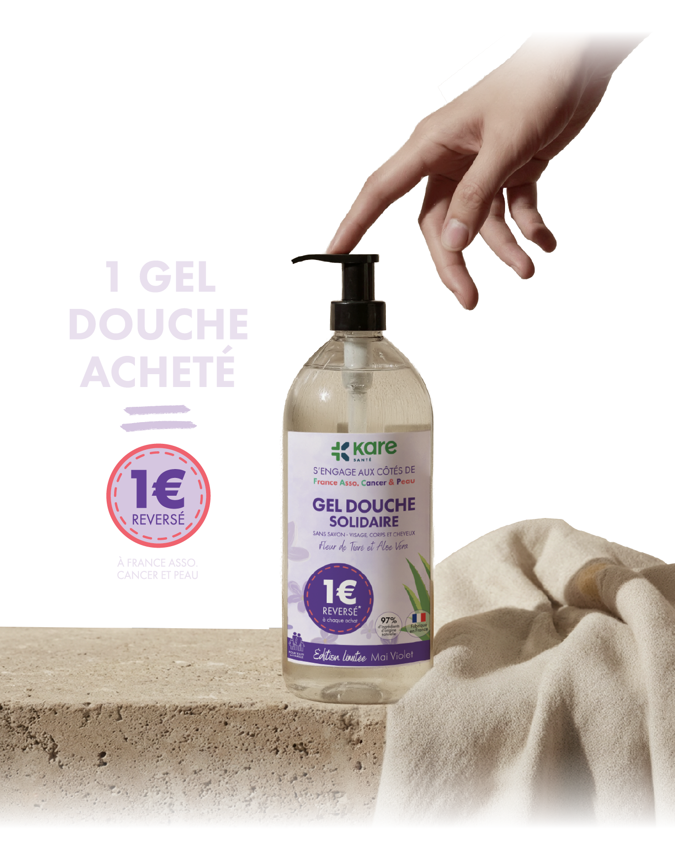 GEL DOUCHE SDB KARE SANTÉ